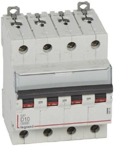 Выключатель автоматический Legrand DX3-E 6000 4п 10А D 10кА картинка